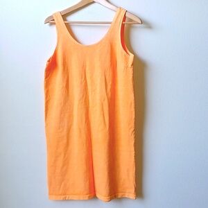 Fresh Produce Sleeveless Tank Beach Dress Cover-up Cotton Women's Small Vintage
